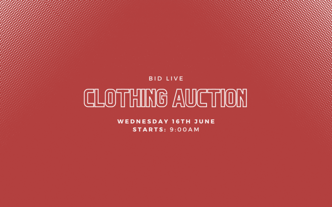 This Wednesday: Clothing Auction
