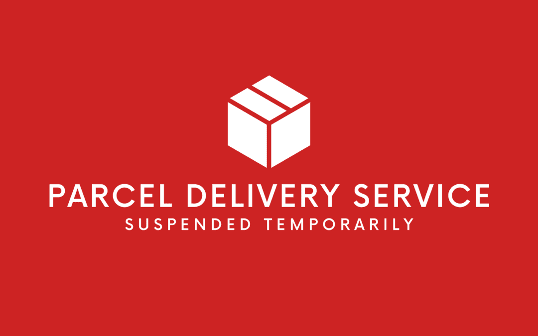 Deliveries Service Suspended Temporarily