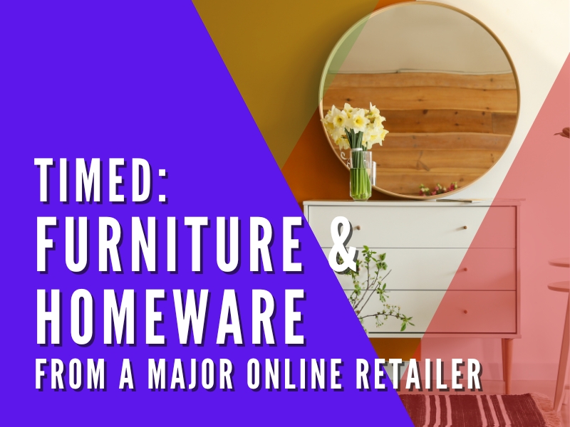 Timed Auction: Furniture and Homeware from a Major Online Retailer 7 Music Festival Facebook Event Cover 14