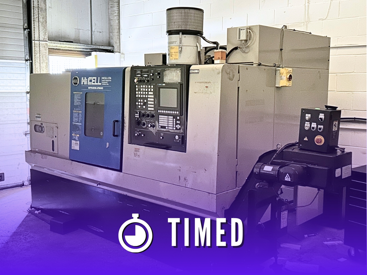 Hitachi Seiki Hicell 23II CNC Lathe, unreserved on behalf of Rushmoor Borough Council 7 Timed Auction Icons