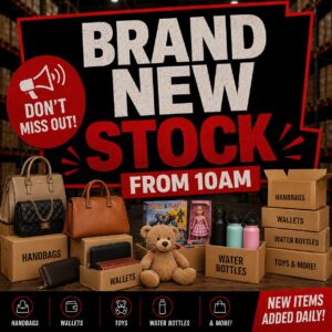 Friday: Brand New Stock incl. Handbags, Wallets, Homeware, Toys & More 29 New Stock